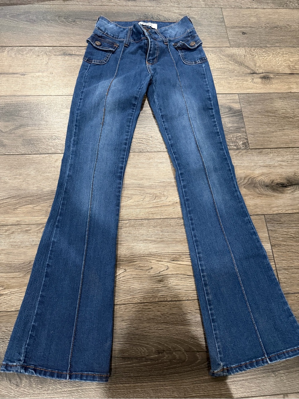 Dark Blue Flare Jeans